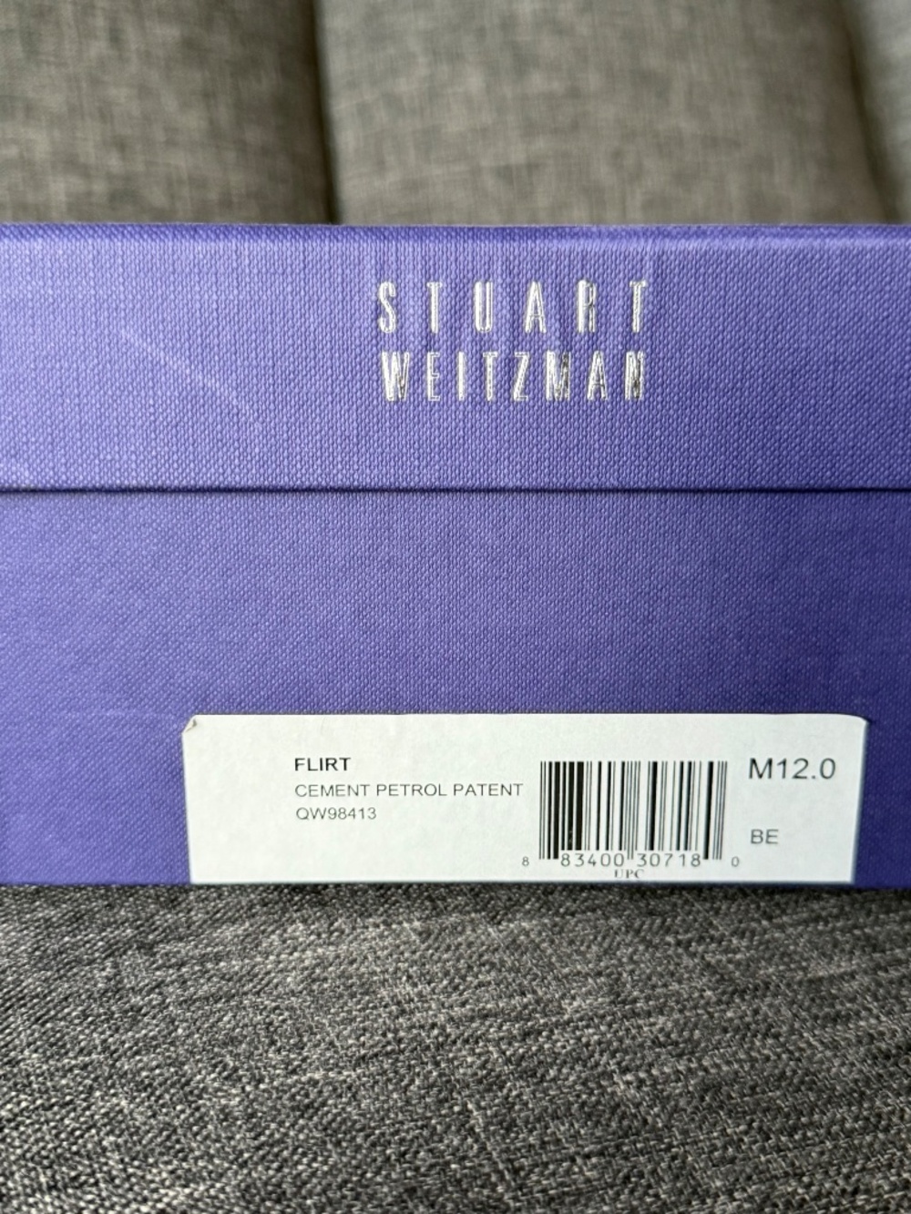 Stuart Weitzman |Flirt Cement Patent | size 12 | 105mm / 4.25 heel - Picture 7 of 9